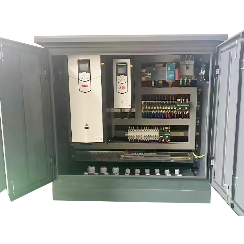 How do variable-frequency heating control cabinets maintain temperature stability despite load fluctuations?